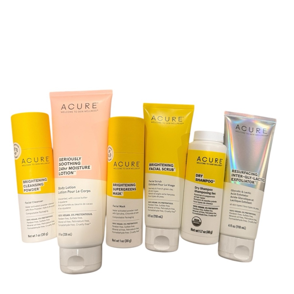 Acure bundle full size + mini set